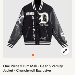One Piece x Dim Mak Varsity Jacket NWOTs